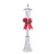Haute Decor 48 inch tall LED Outdoor Lamppost Christmas Decoration with 50 White LED Lights - Lighted Christmas Decoration for Outside Lawn Decor
